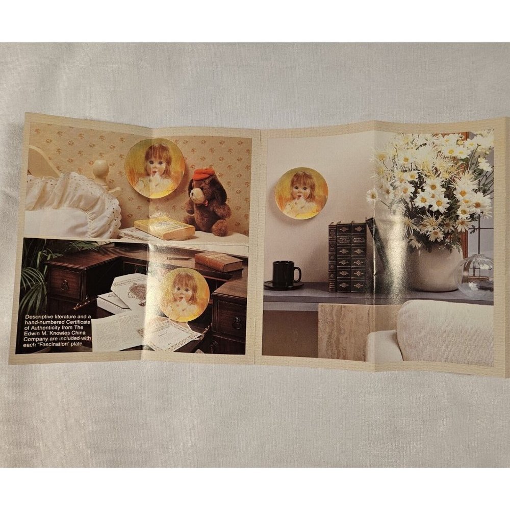 Fascination Plate 1 Frances Hook Legacy Series Collectors Plate -NIB- (SH4U) - Picture 7 of 10